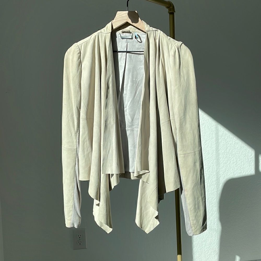 100% Suede Leather Guess by Marciano Jacket SMALL